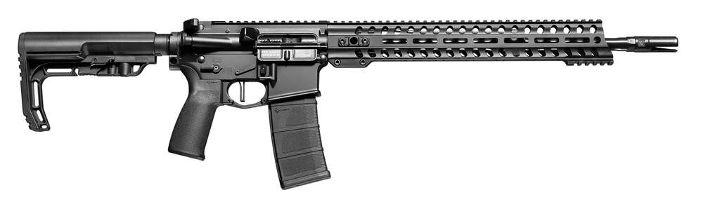 Rifles Long Guns Patriot Ordnance Factory 10+1 223Rem|5.56NATO POF 01648 MINUTEMAN DI CA     16 14M RAIL 556  BLK • Model: 10+1